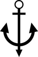 Vector Anchor sign or symbol.