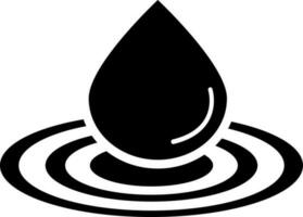 Vector Water Drop sign or symbol.