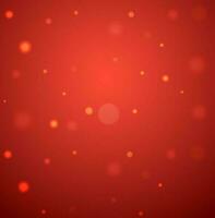 Shiny red bokeh effect background. vector