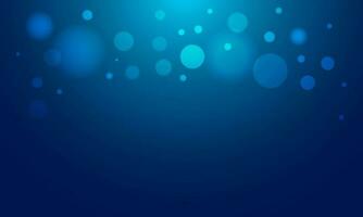 Shiny blue bokeh effect abstract background. vector