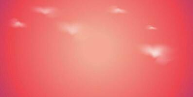 Beautiful abstract cloud sky red background. vector