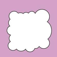 Square shaped frame design. vector