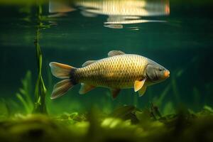 carp in the aquarium live fish photo