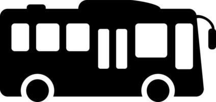 Vector illustration of tourist bus icon.