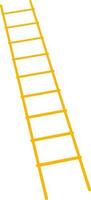 Flat illustration of a ladder. vector