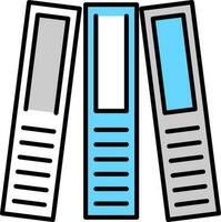 File Folders or Binders symbol. vector