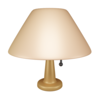 Accueil bureau lampe 3d conception png