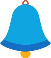 Flat illustration of a bell. vector