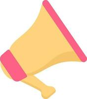 Flat style icon of a megaphone. vector