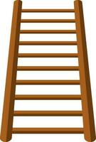 Flat style icon of a ladder. vector