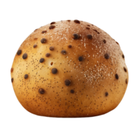 pão isolado em transparente fundo. ai gerado png