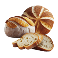 bread isolated on transparent background. png