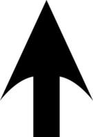Illustration of pointer icon in flat style. vector