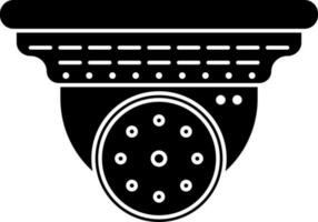 Web camera icon in glyph style. vector