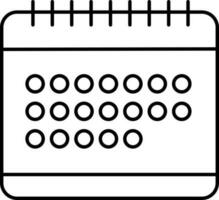 Vector symbol of Calendar for Business.