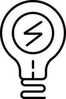 Business Idea symbol with Light Bulb. vector