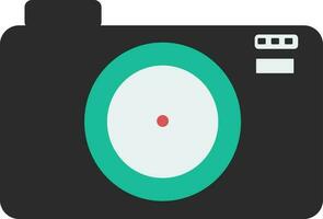 Isolated flat style camera. vector