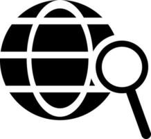 Internet global search vector icon.