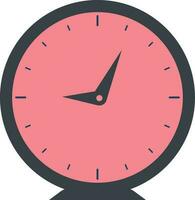 Flat design of a wall clock. vector