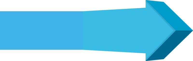 3D illustration of an arrow.