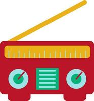 Illustration of a radio. vector