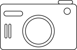 Camera in flat style. vector