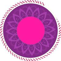 Chakra firecracker in purple color vector