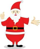 Cartoon character of Santa Claus. vector