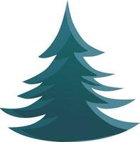 Illustration of a christmas tree. vector