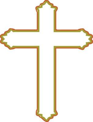 Christian cross symbol or icon.