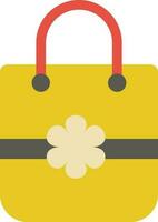 Isolated colorful icon of Shopping bag. vector