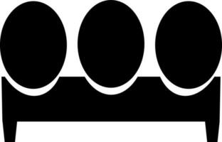 Vector sign or symbol of eggs tray.