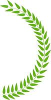 Isolated design of laurel wreath. vector