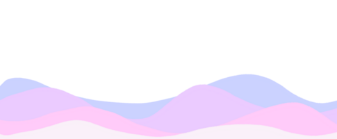 Aesthetic Wave Border. png