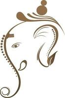 Illustration of a ganesha. vector