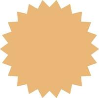 Vector illustration of blank label.