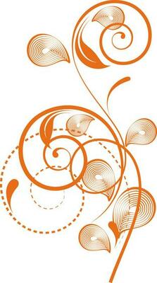 Flat illustration of floral design on white background.
