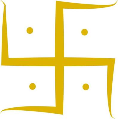 Devotional sign of hinduism.