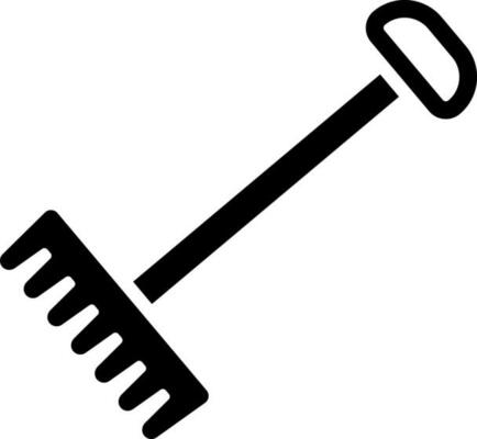 Illustration of rake icon.