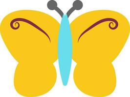 Character of a butterfly. vector