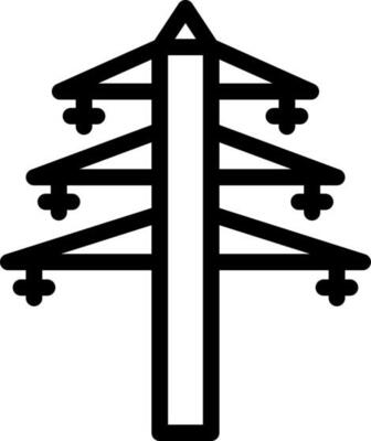 Pylon icon in black line art.