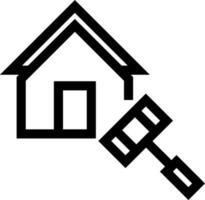 property renovation or construction icon. vector