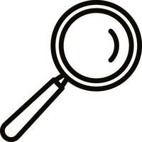 Magnifier icon, simple style 14542253 Vector Art at Vecteezy