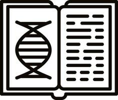 Science book icon or symbol. vector