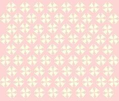 abstract pattern like flower, small square with four beautiful and simple decorations, colored background, free vector