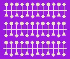 Geometry plane figure pattern with purple background, wallpaper, free vector