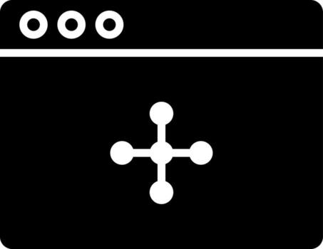 en línea navegador redes sitio web ventana icono. vector