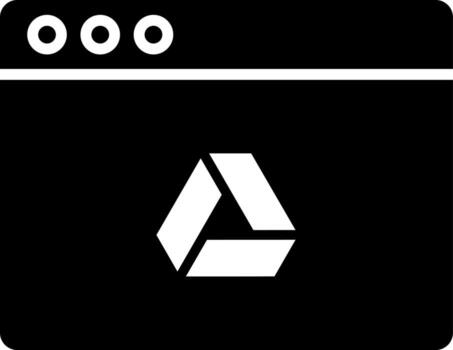 Browser recycling or delete icon. vector