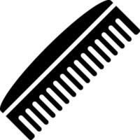 Illustration of hair comb icon in flat style. vector