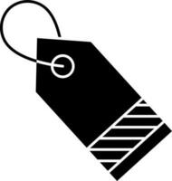 Label tag icon in flat style. vector